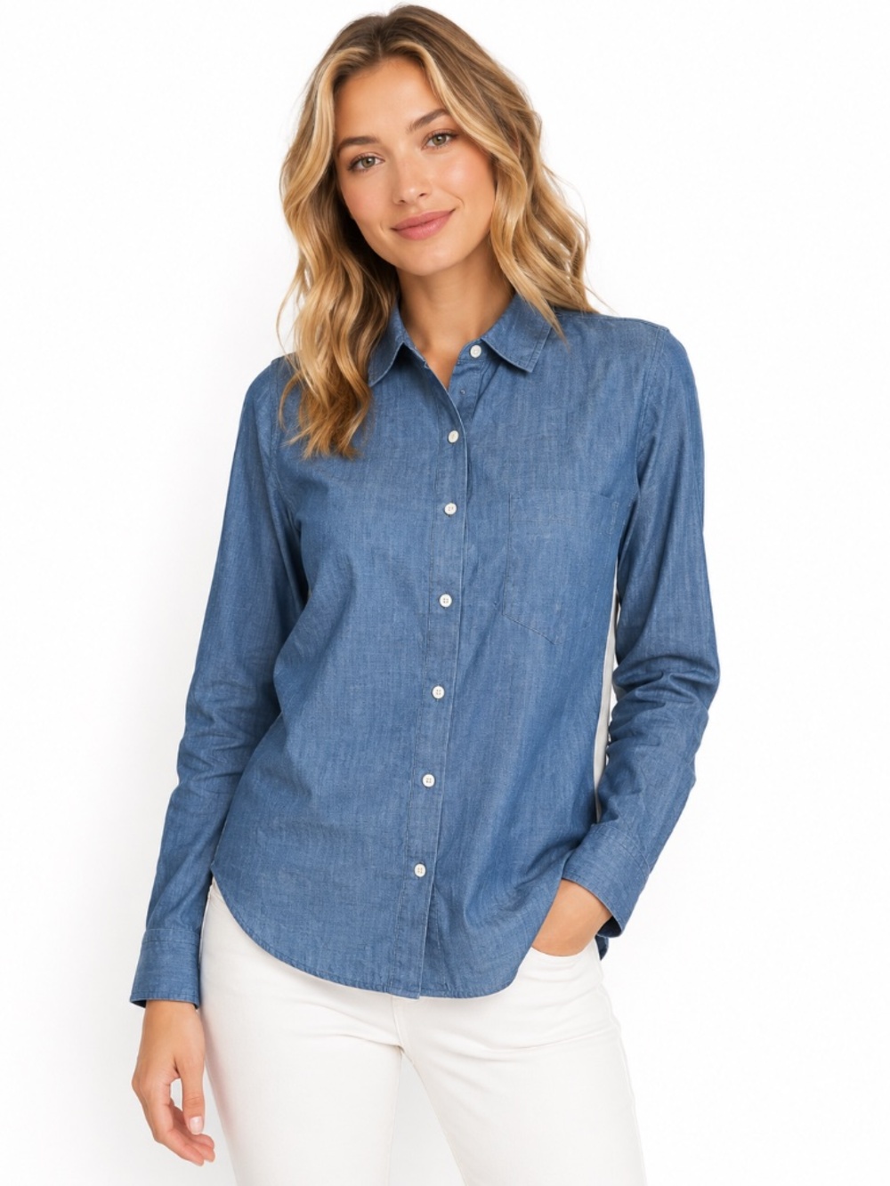 Untuckit Top 6 Denim Blue